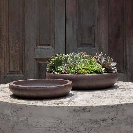Campania Nico Bowl Planter | Glazed Collection