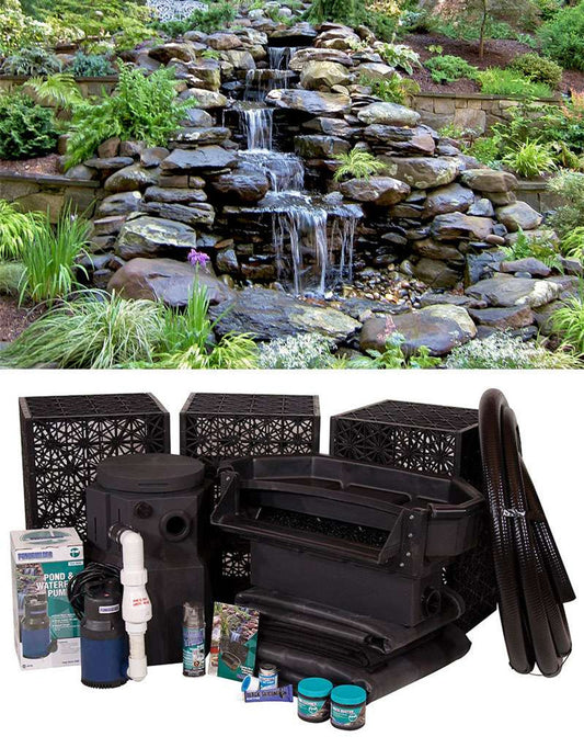 Blue Thumb Elite X-Large 40" Cascading Falls Pondless Waterfall Kit