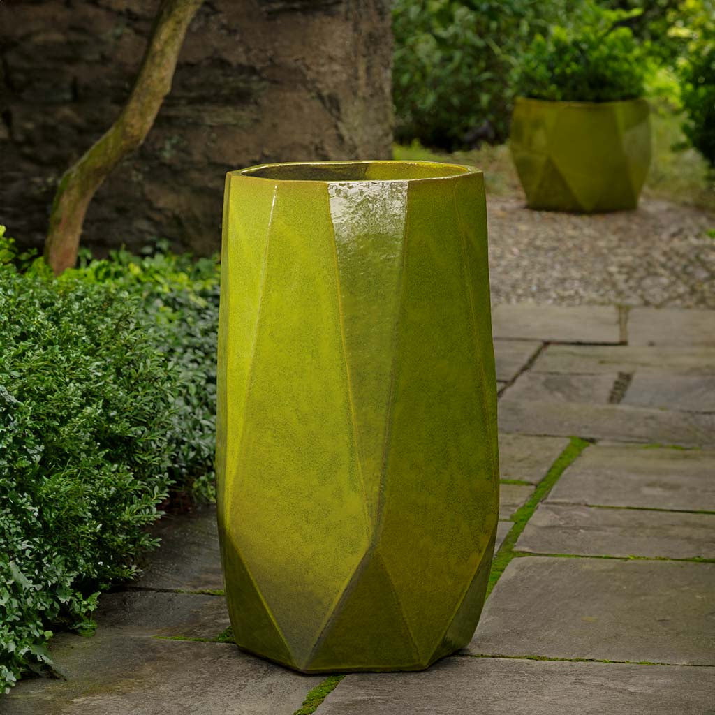 Campania Prism Planter Tall | Glazed Collection