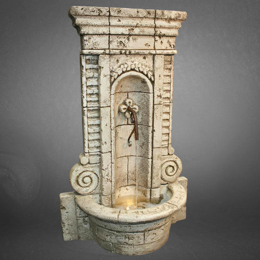 Fiore Champagne Concrete Wall Fountain - #205