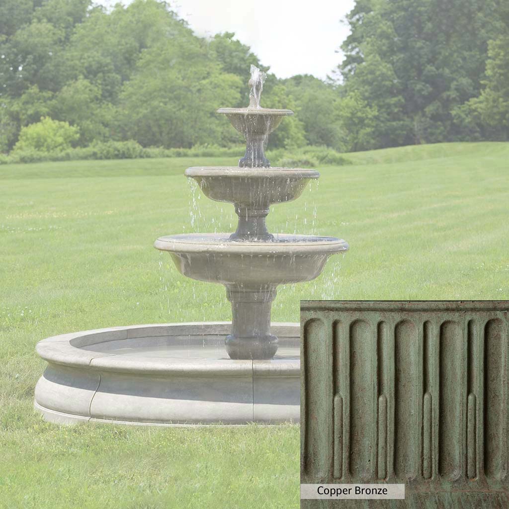 Campania International Newport Garden Fountain