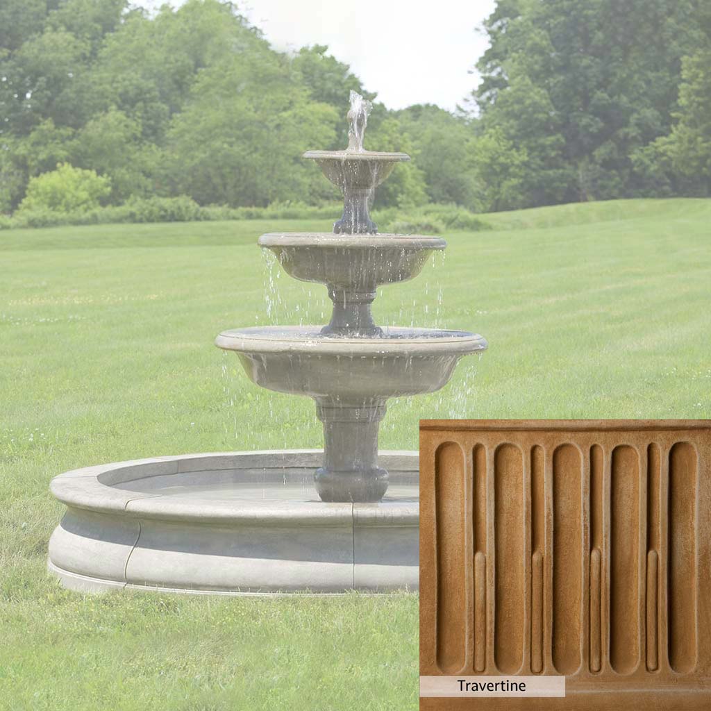 Campania International Newport Garden Fountain