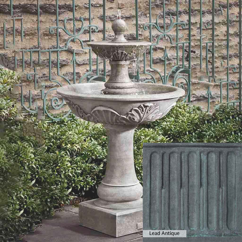 Campania International Acanthus Two Tiered Fountain