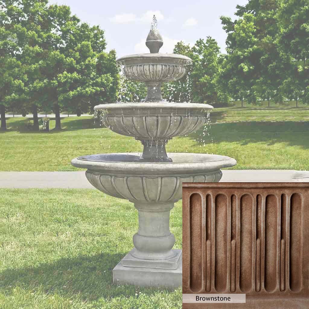 Campania International Three Tier Longvue Fountain