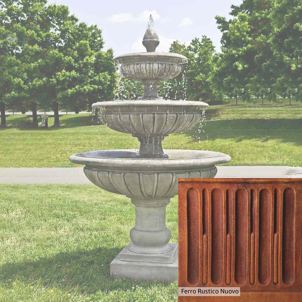 Campania International Three Tier Longvue Fountain