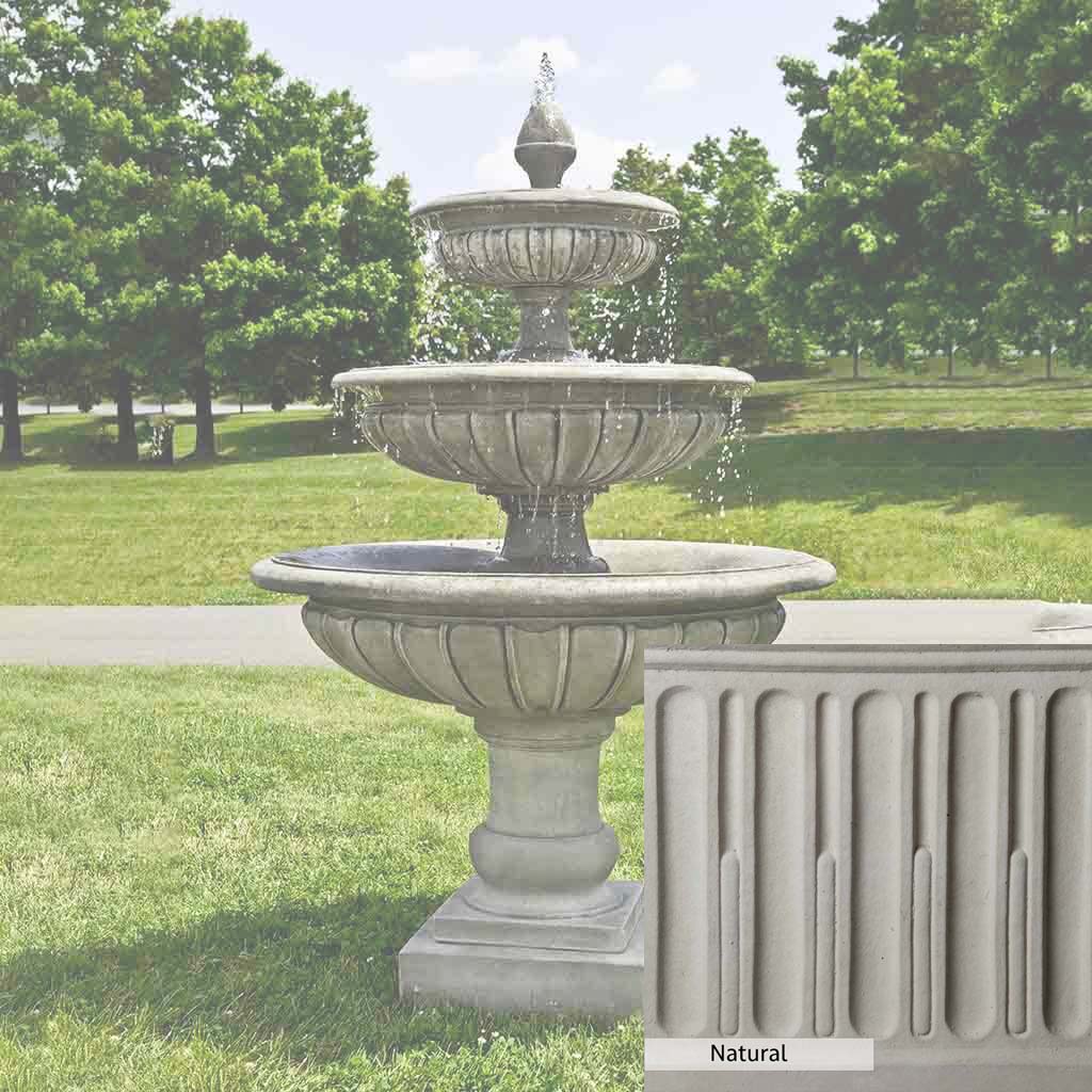 Campania International Three Tier Longvue Fountain