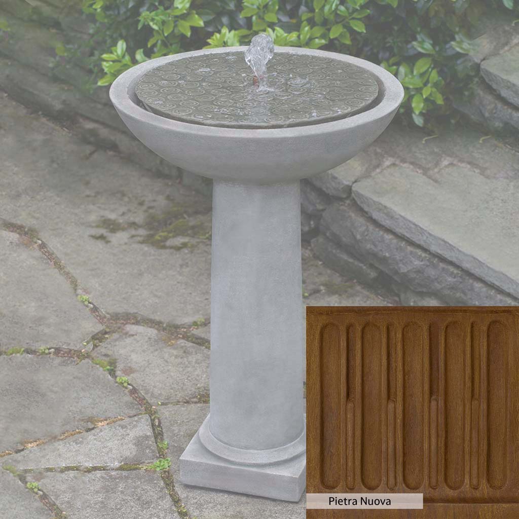 Campania International Cirrus Birdbath Fountain