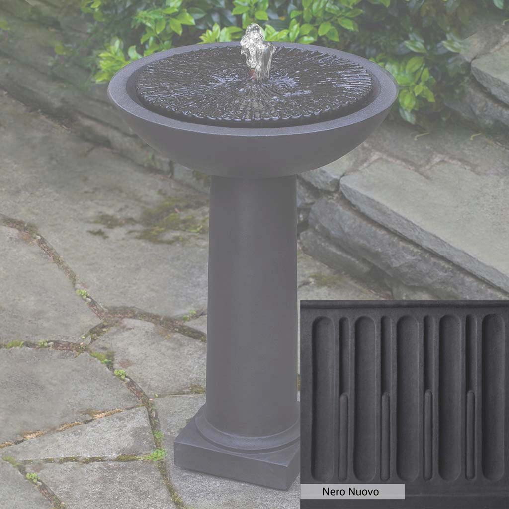 Campania International Equinox Birdbath Fountain