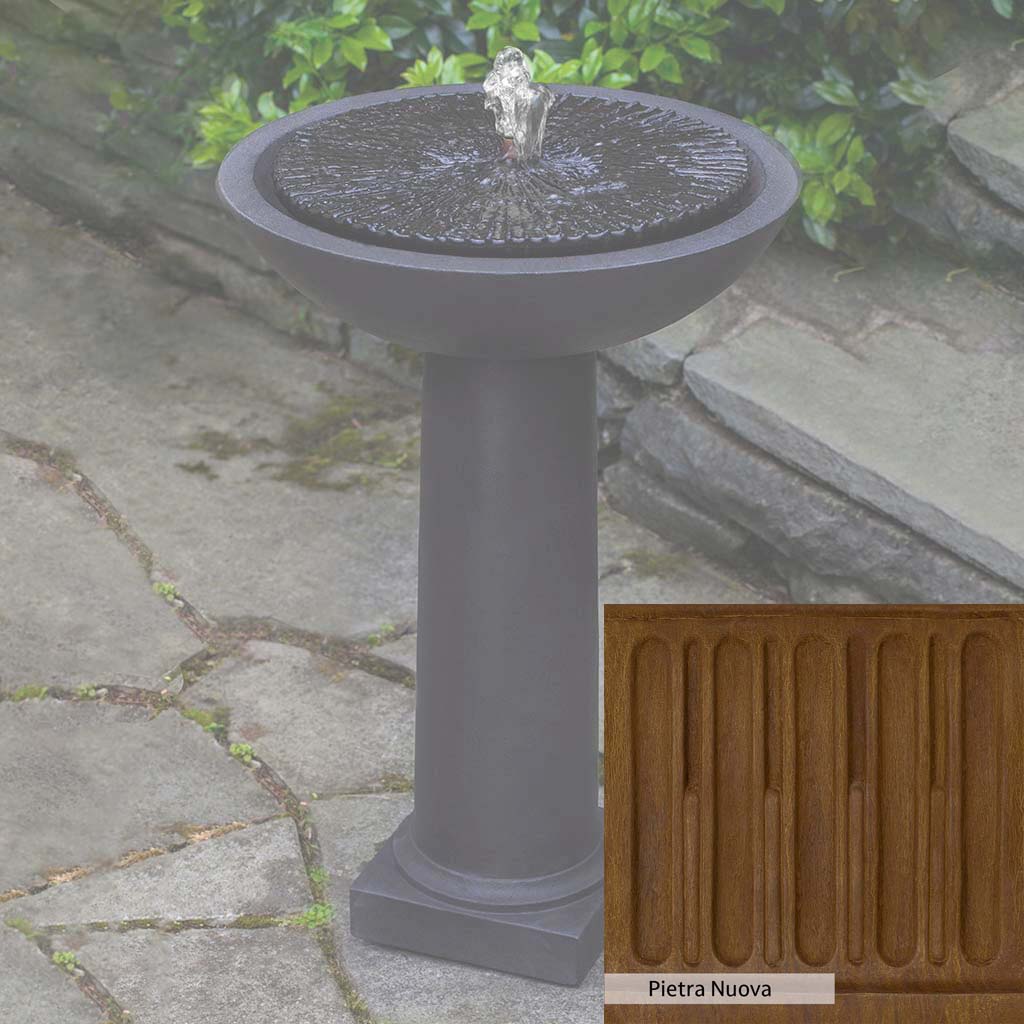 Campania International Equinox Birdbath Fountain