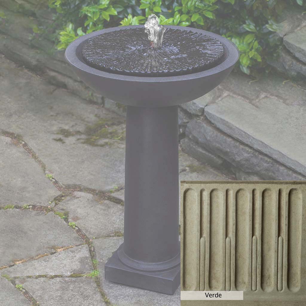 Campania International Equinox Birdbath Fountain