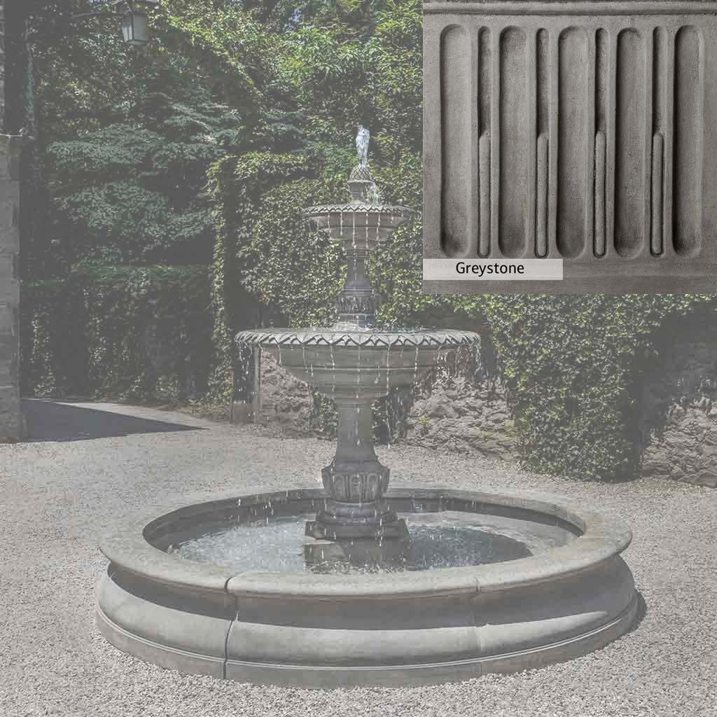 Campania International Charleston Garden Fountain in Basin