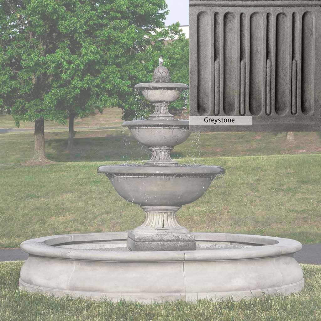 Campania International Fonthill Fountain in Basin