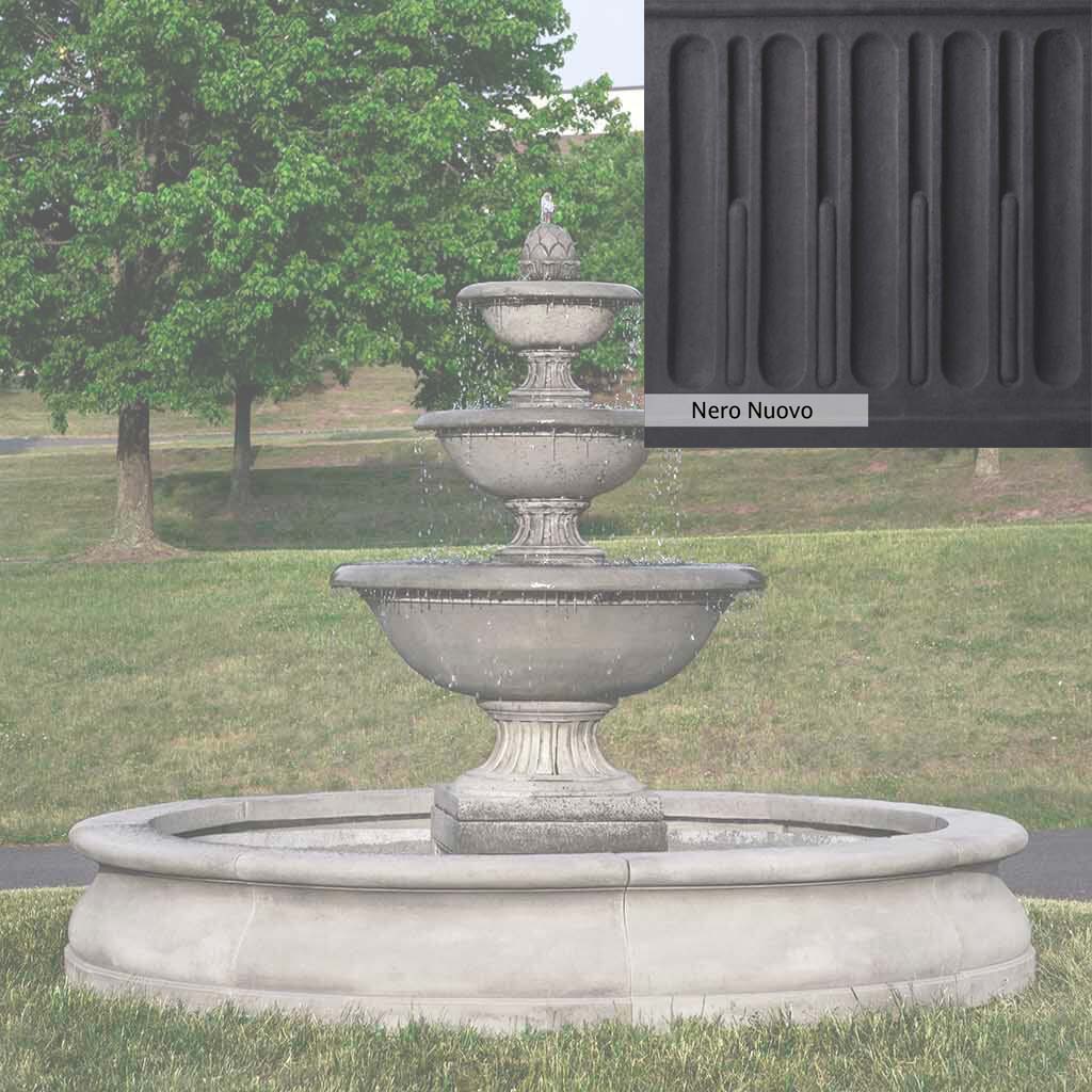 Campania International Fonthill Fountain in Basin