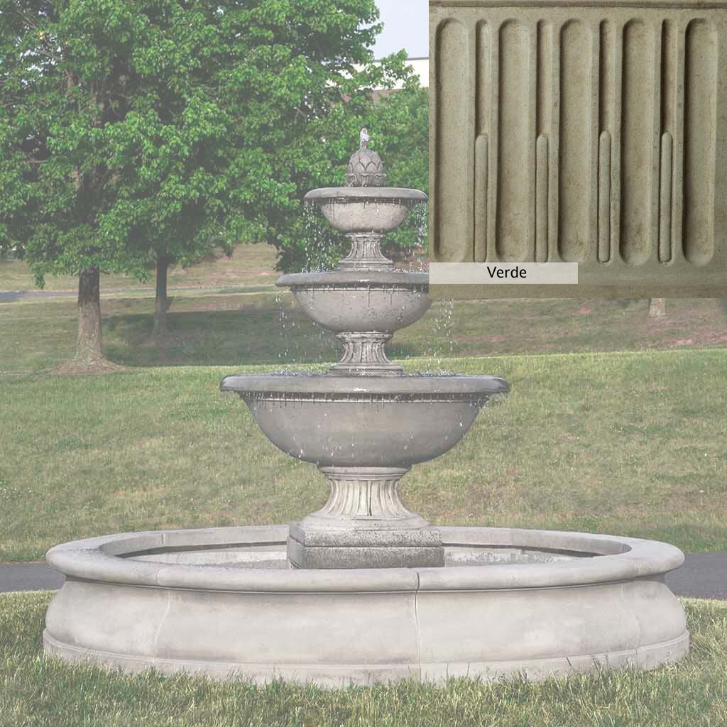 Campania International Fonthill Fountain in Basin