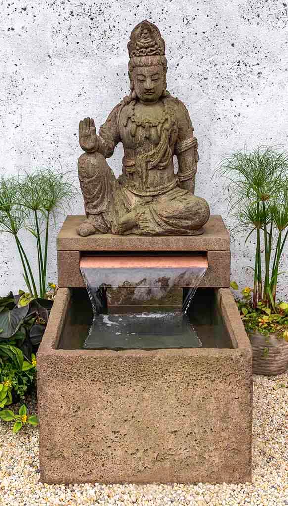 Campania International Antique Quan Yin Buddha Fountain