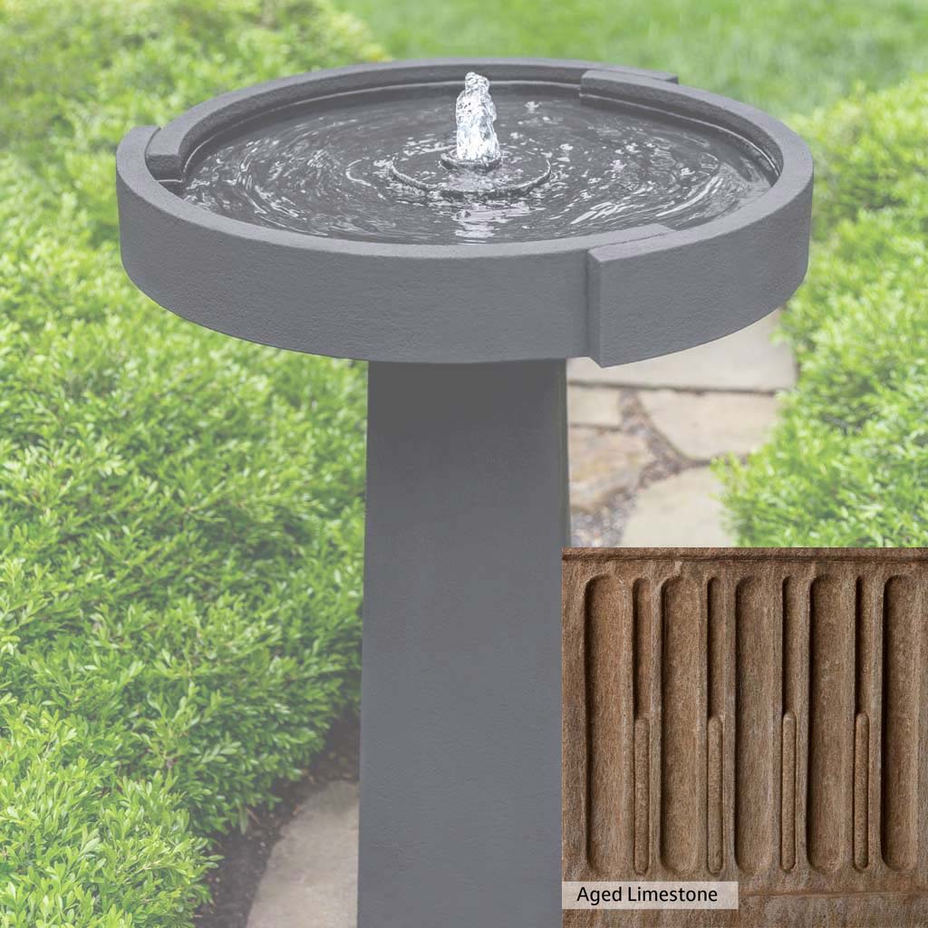 Campania International Concept Birdbath Fountain