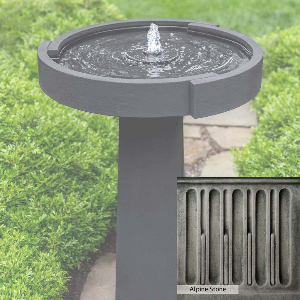 Campania International Concept Birdbath Fountain