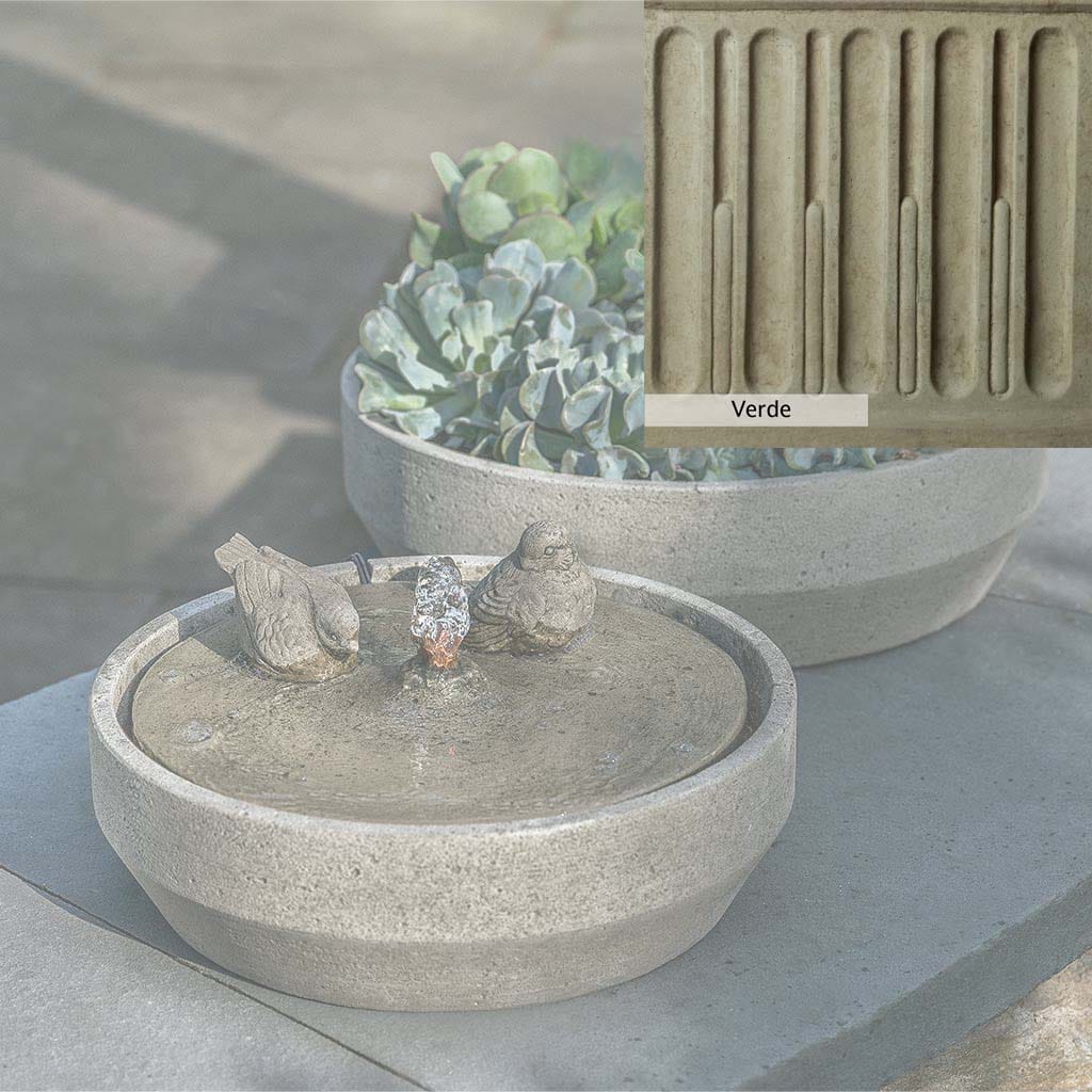 Campania International Beveled Songbird Fountain