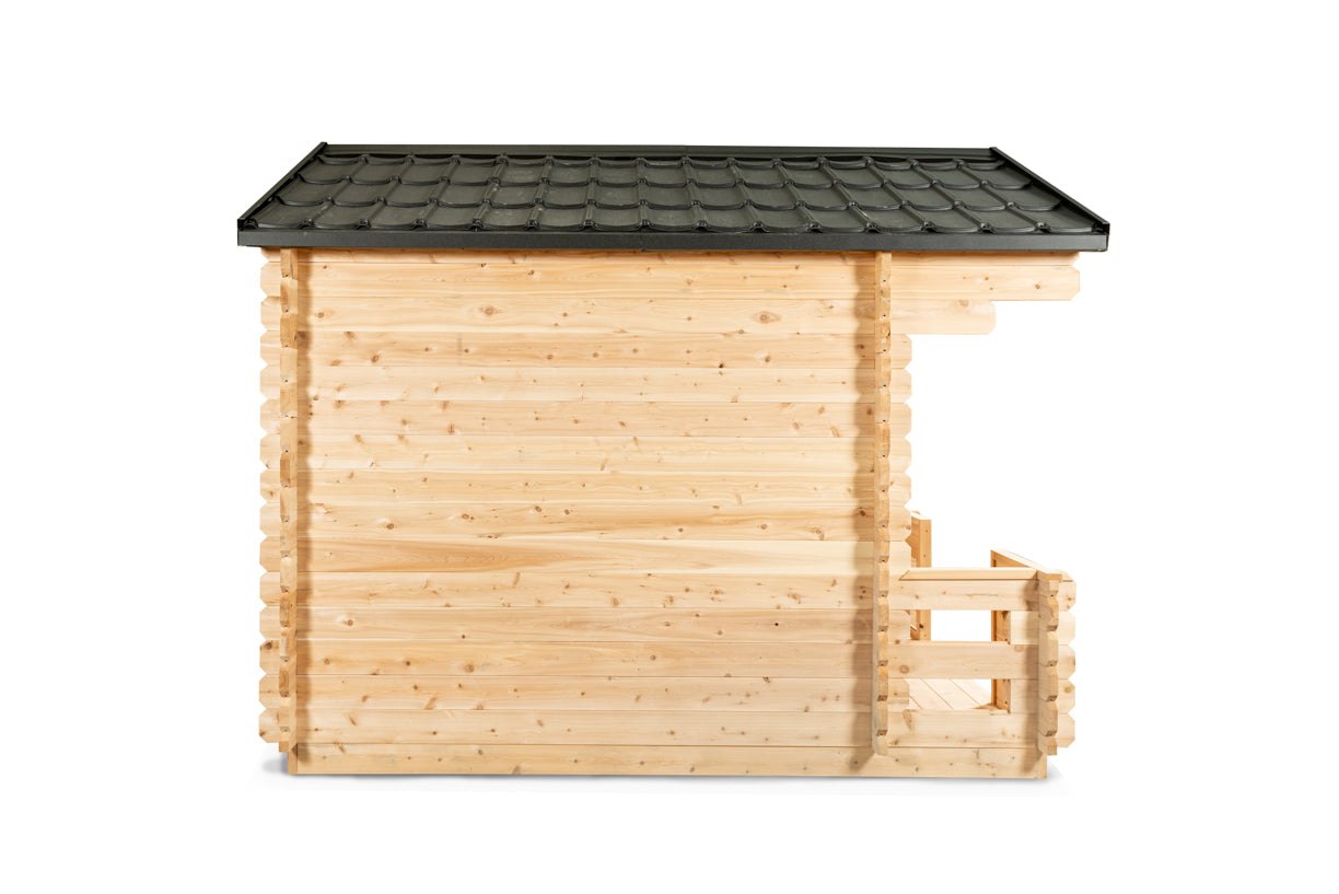 6 Person Cabin Sauna with Porch - Georgian