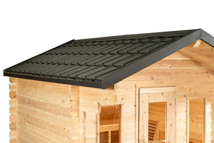 6 Person Cabin Sauna with Porch - Georgian