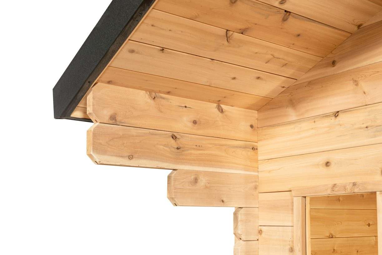 6 Person Cabin Sauna with Porch - Georgian