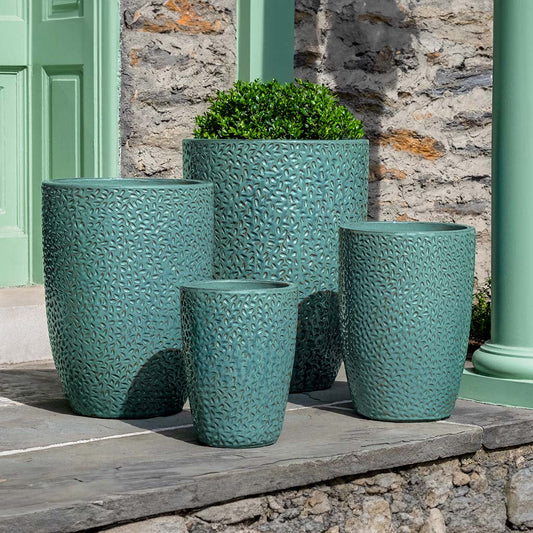 Campania Falling Petals Planter Tall Nested Set of 4