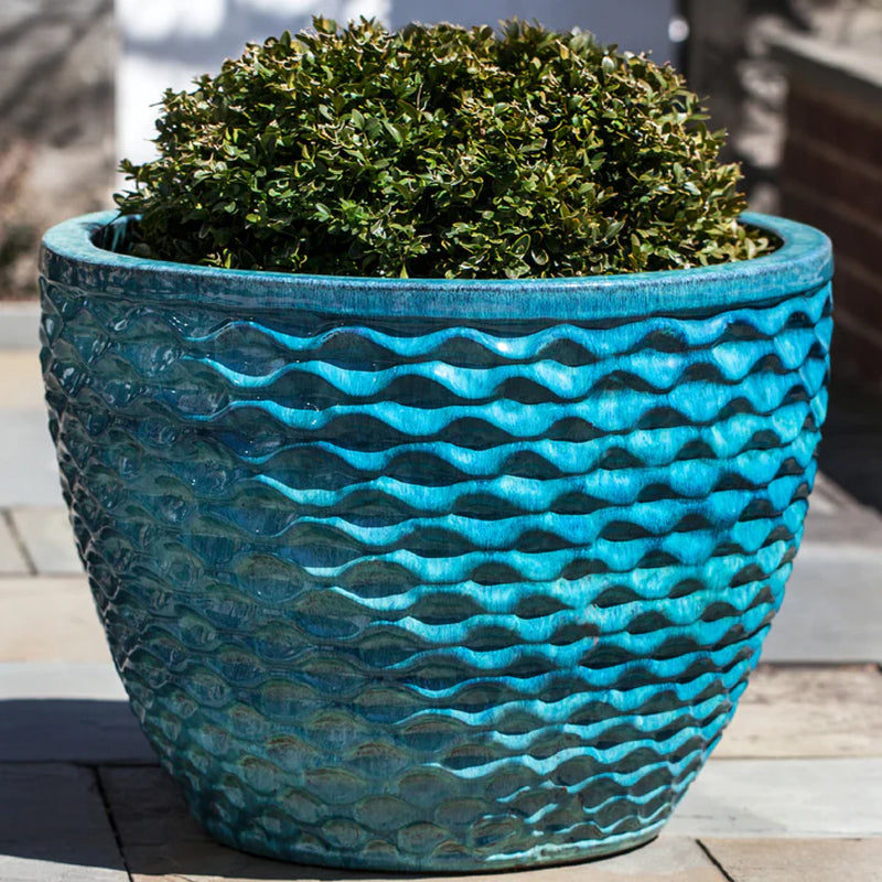 Campania Honeycomb Planter Nested Set of 4 | Glazed Collection
