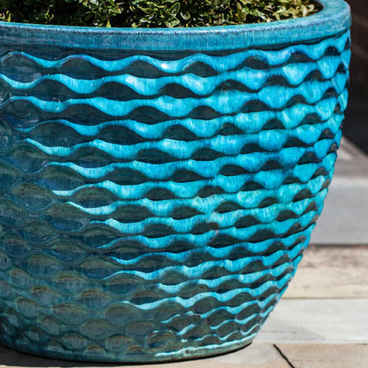Campania Honeycomb Planter Nested Set of 4 | Glazed Collection