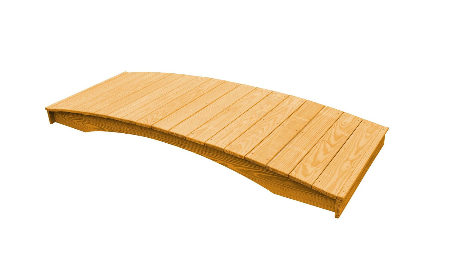 A&L Furniture Co. Western Red Cedar 3' x 10' Plank Garden Bridge