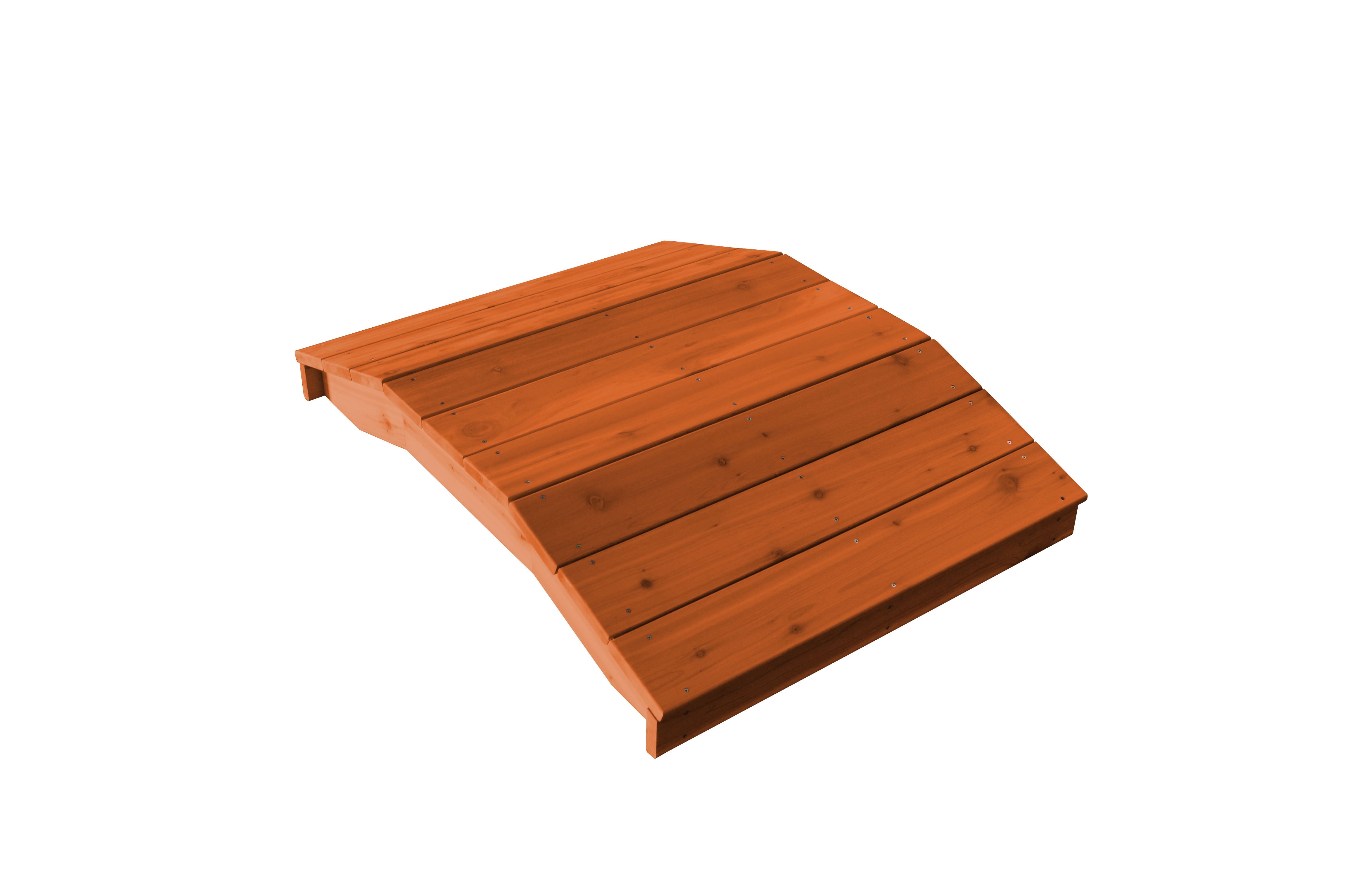 A&L Furniture Western Red Cedar 3'  x  4' Standard Plank Bridge