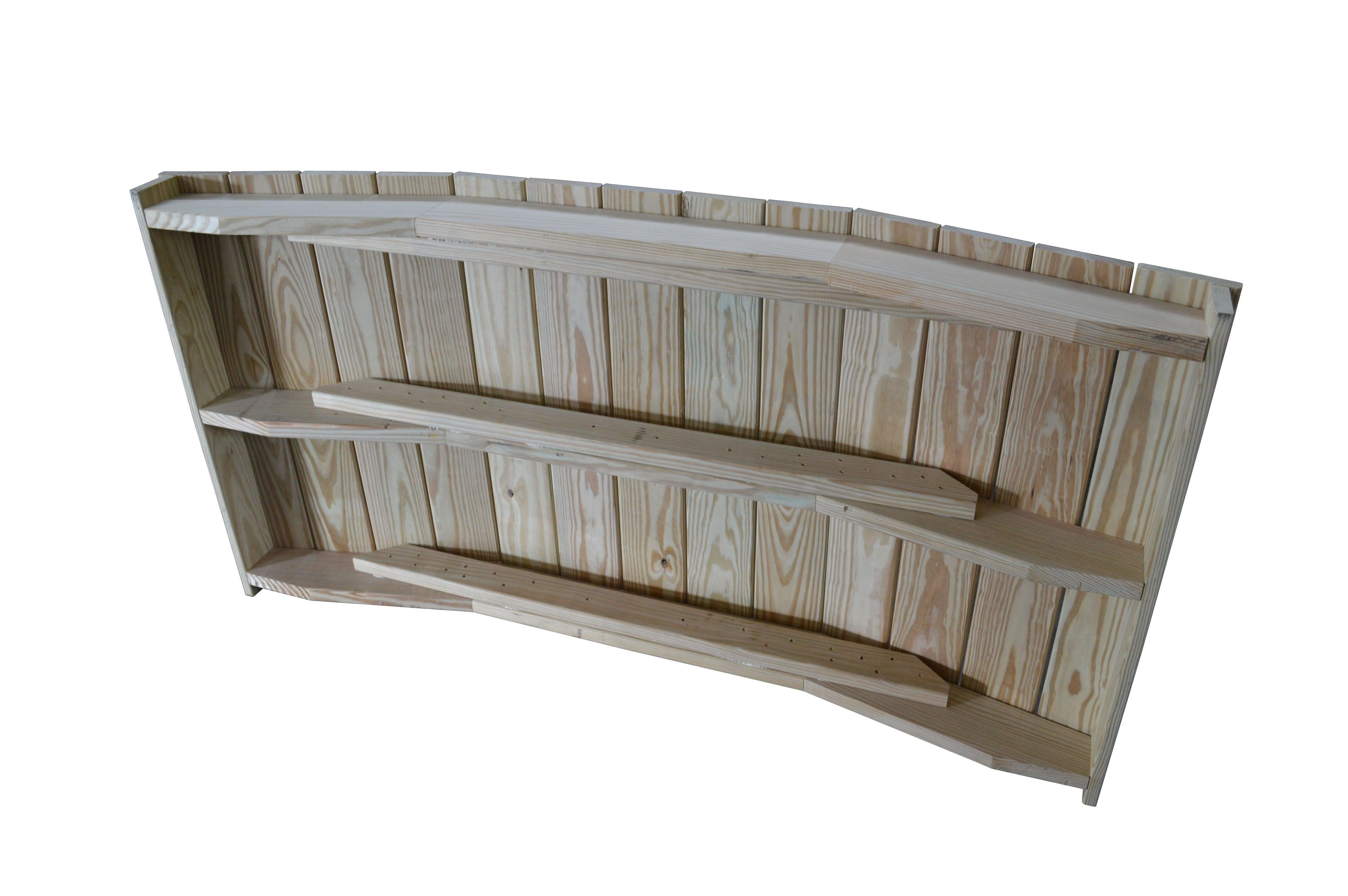 A&L Furniture Pressure Treated Pine 3'  x  8' Standard Plank Bridge