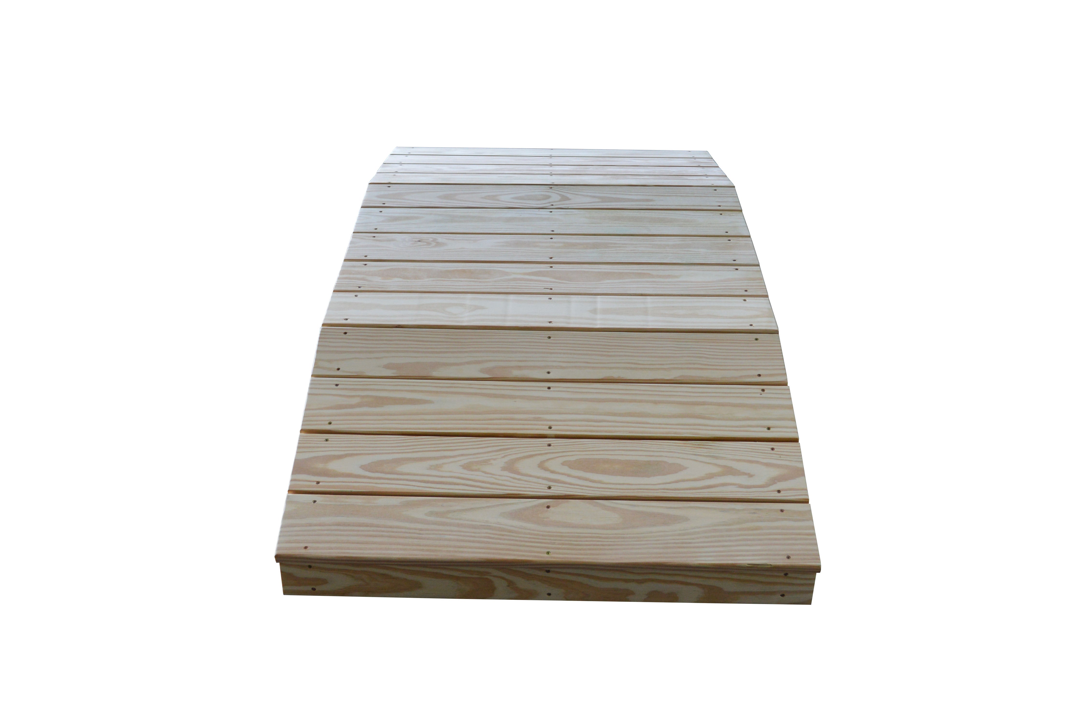 A&L Furniture Pressure Treated Pine 3'  x  6' Standard Plank Bridge