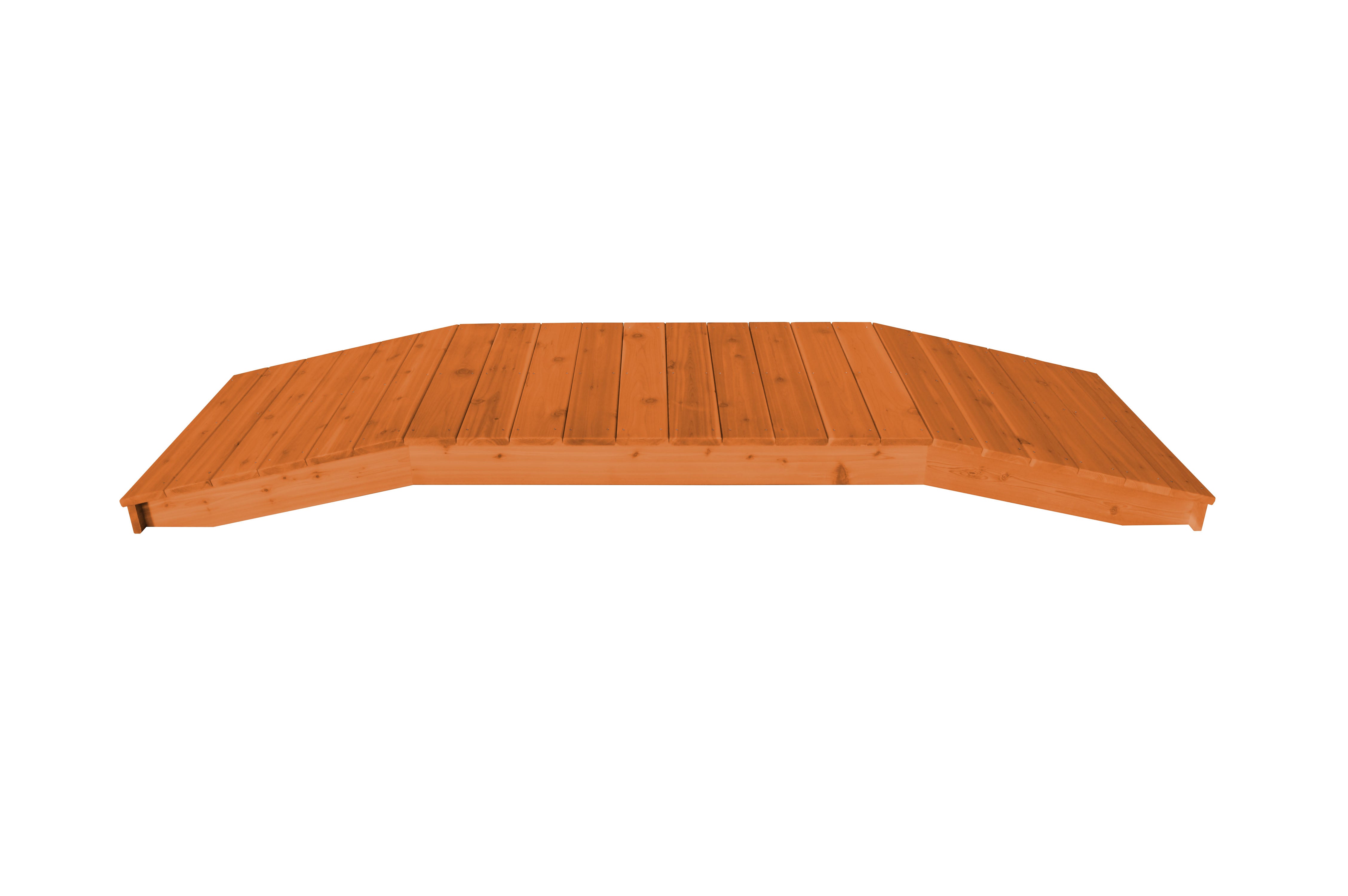 A&L Furniture Western Red Cedar 3'  x  12' Standard Plank Bridge