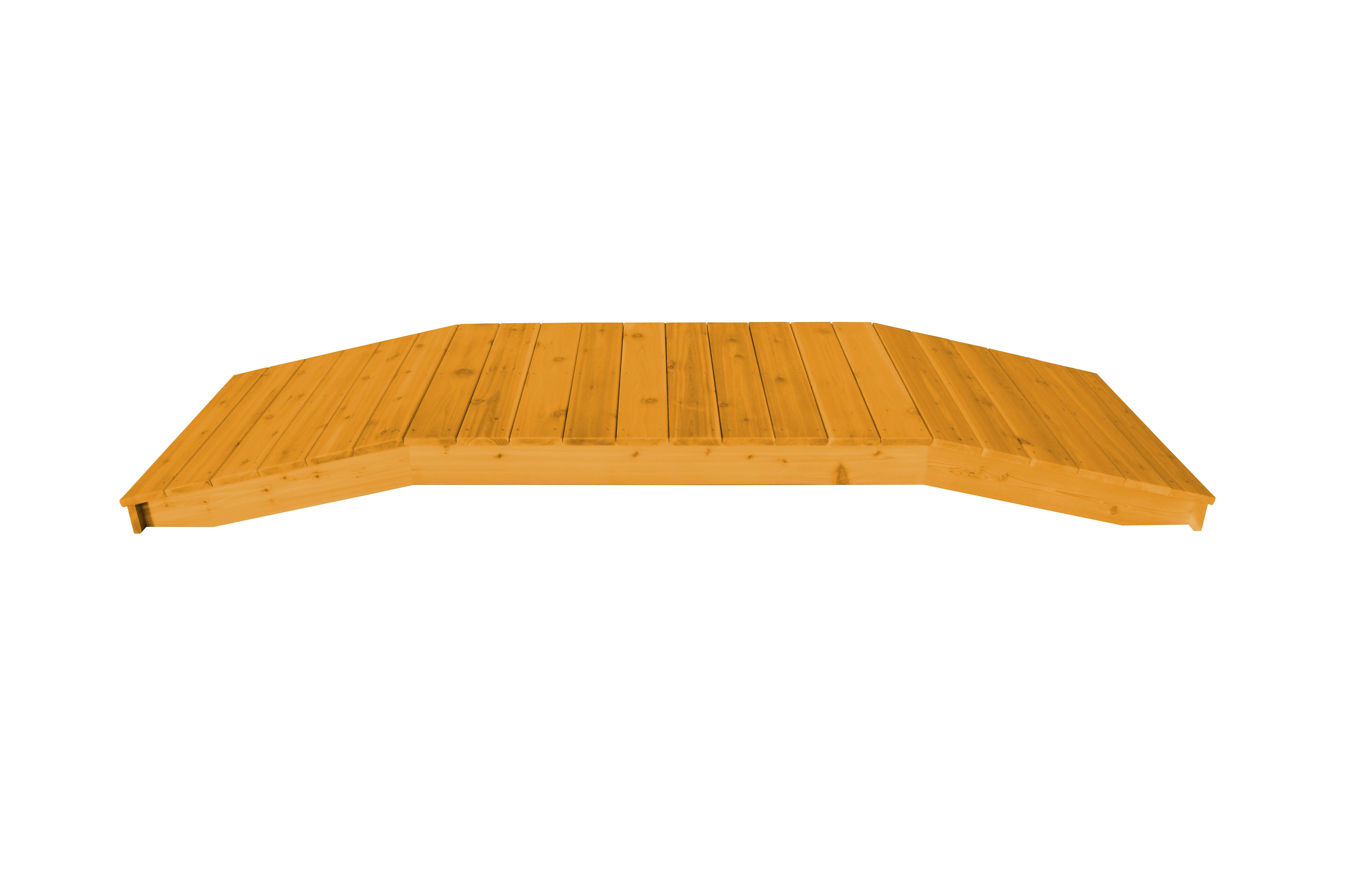 A&L Furniture Western Red Cedar 3'  x  12' Standard Plank Bridge