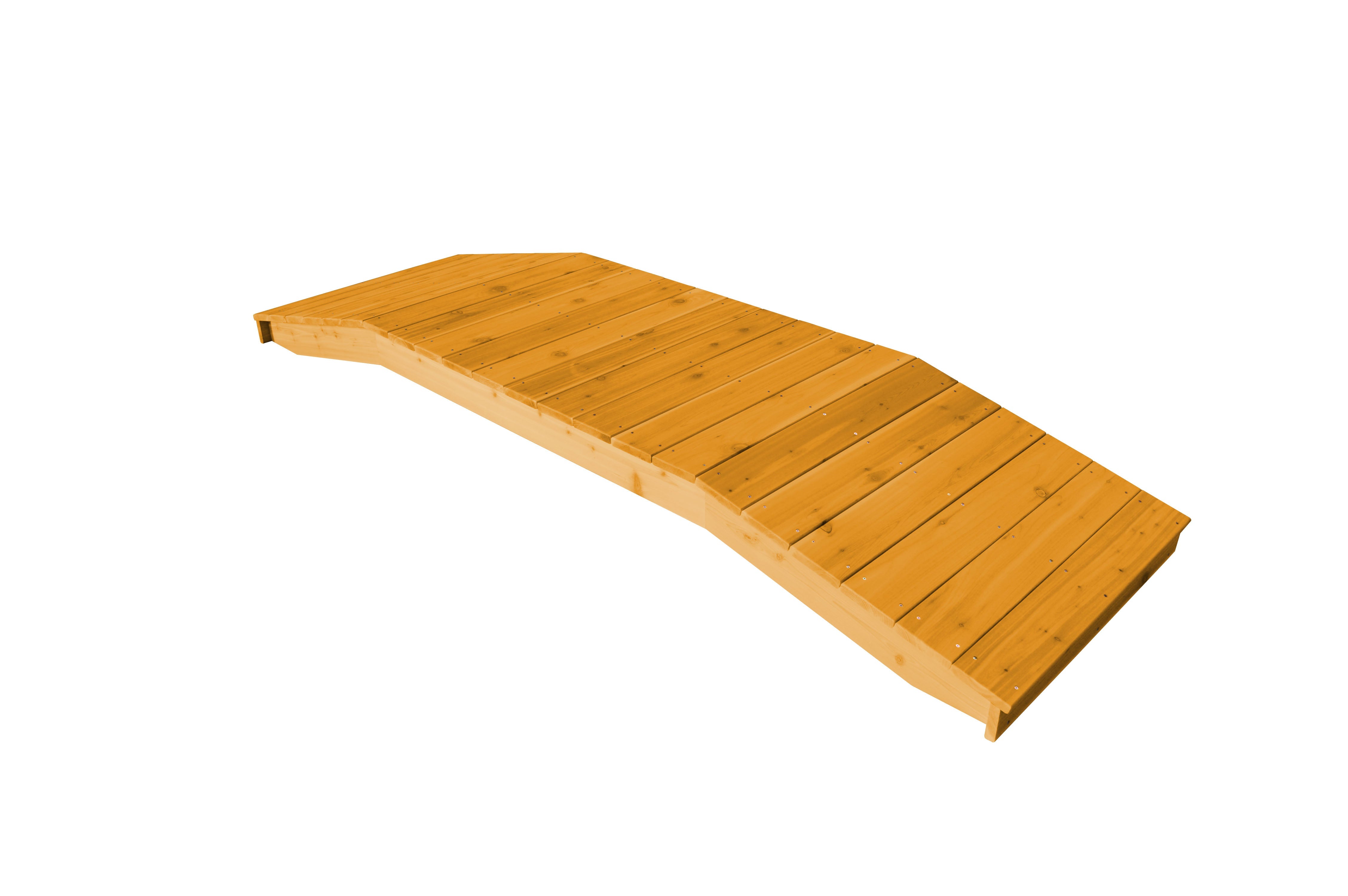 A&L Furniture Western Red Cedar 3'  x  10' Standard Plank Bridge