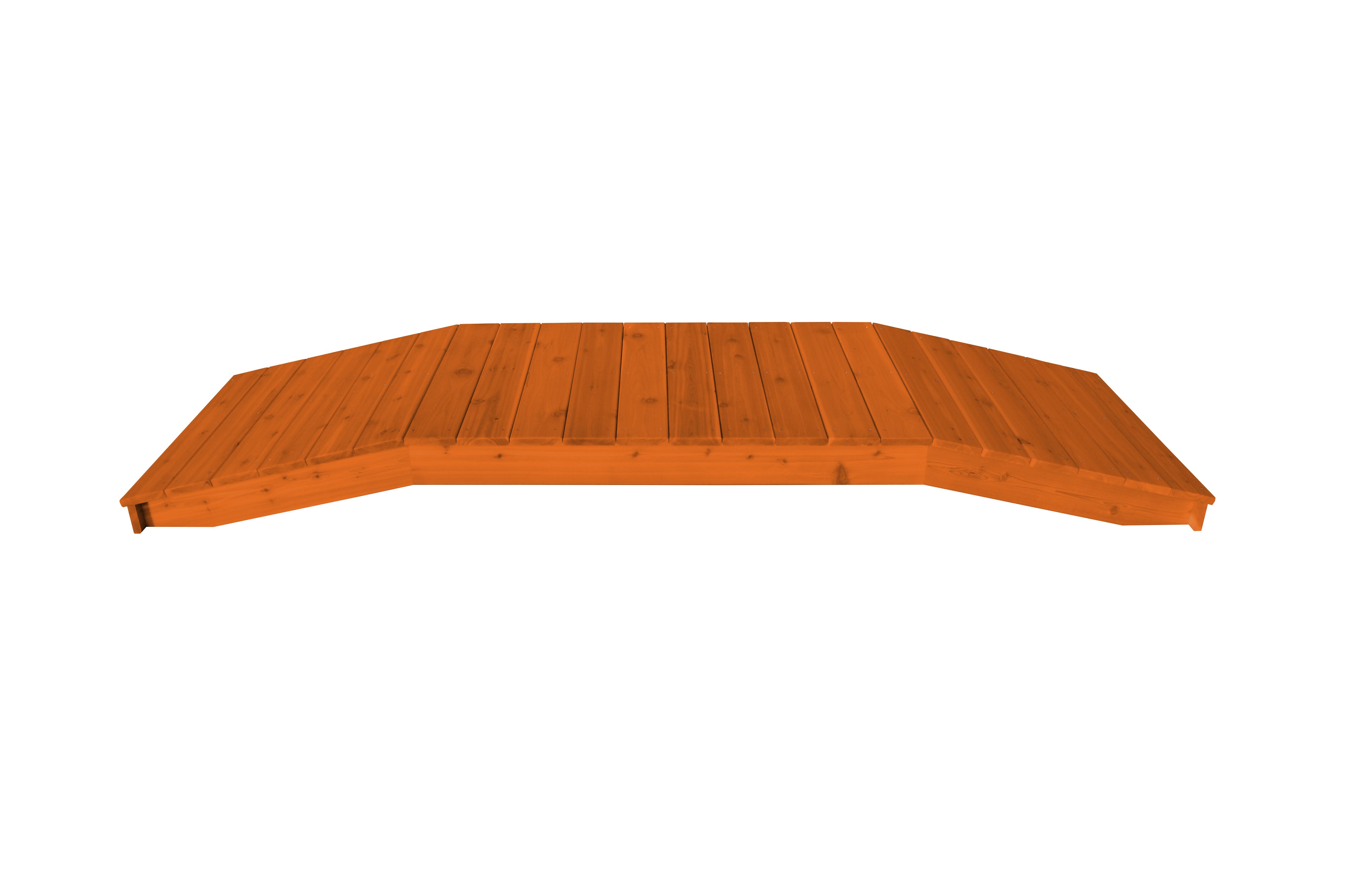 A&L Furniture Western Red Cedar 3'  x  10' Standard Plank Bridge