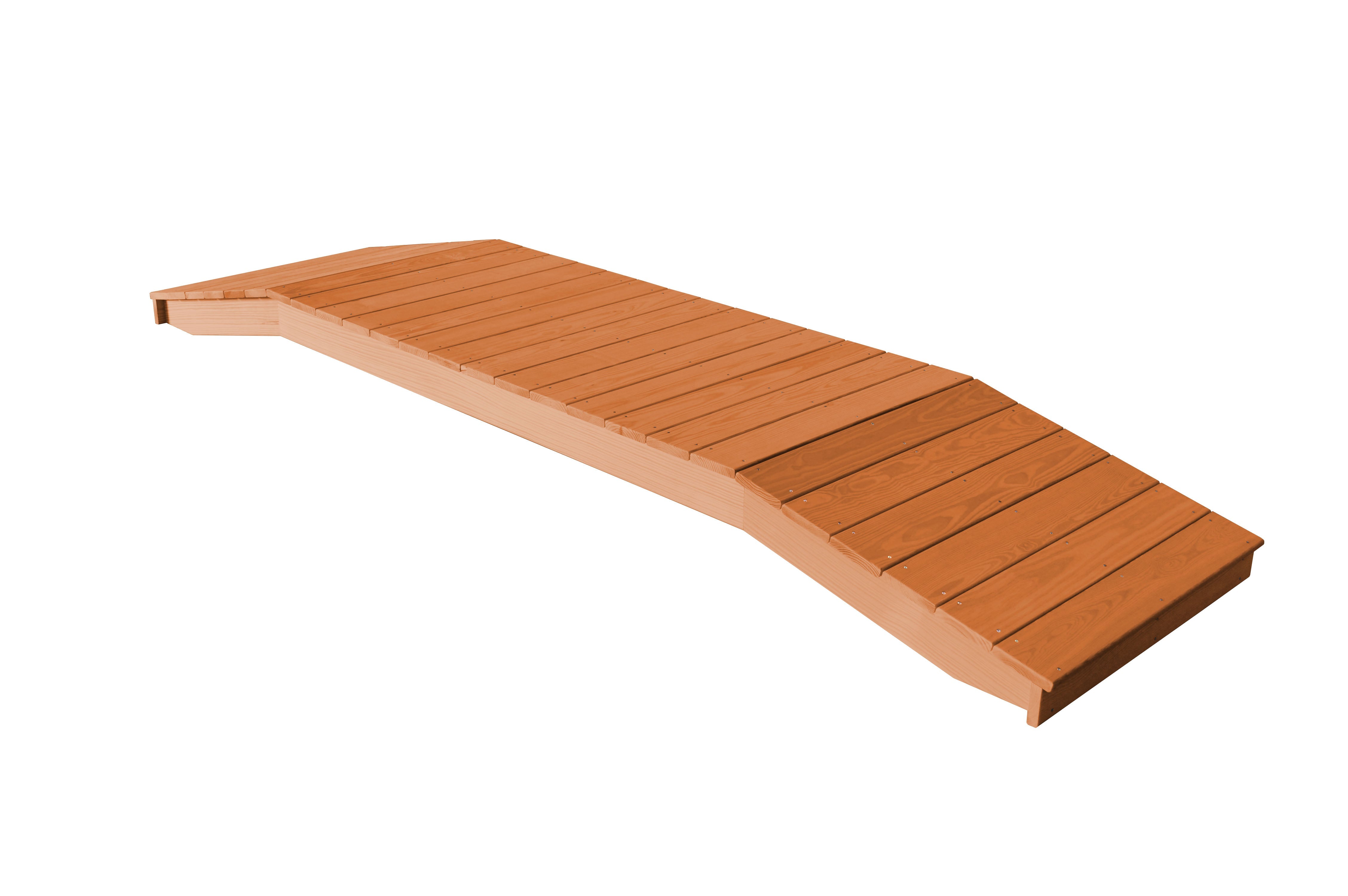 A&L Furniture Pressure Treated Pine 3'  x  10' Standard Plank Bridge