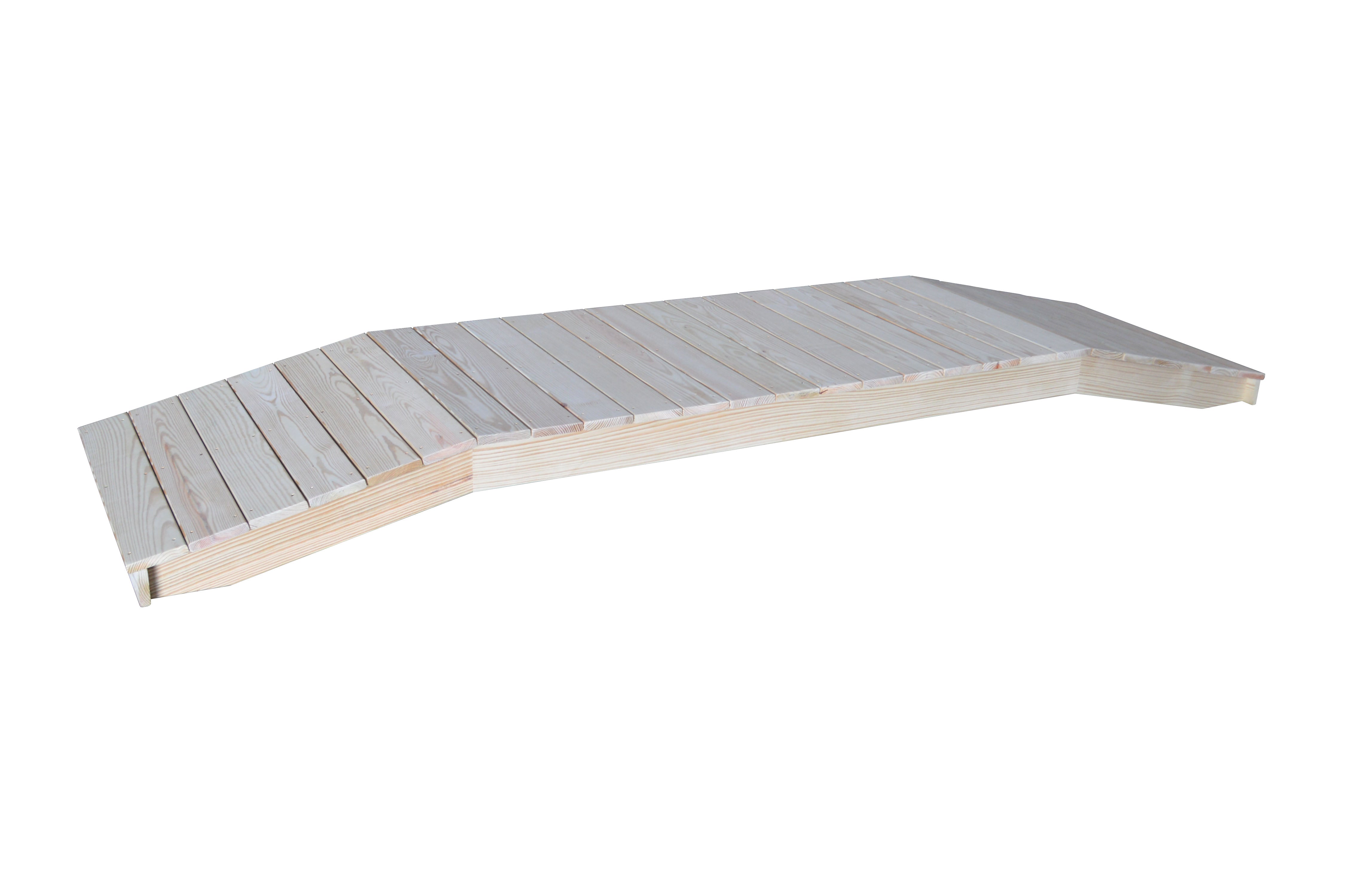 A&L Furniture Pressure Treated Pine 3'  x  10' Standard Plank Bridge