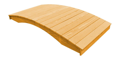 A&L Furniture Co. Western Red Cedar 4' x 8' Plank Garden Bridge