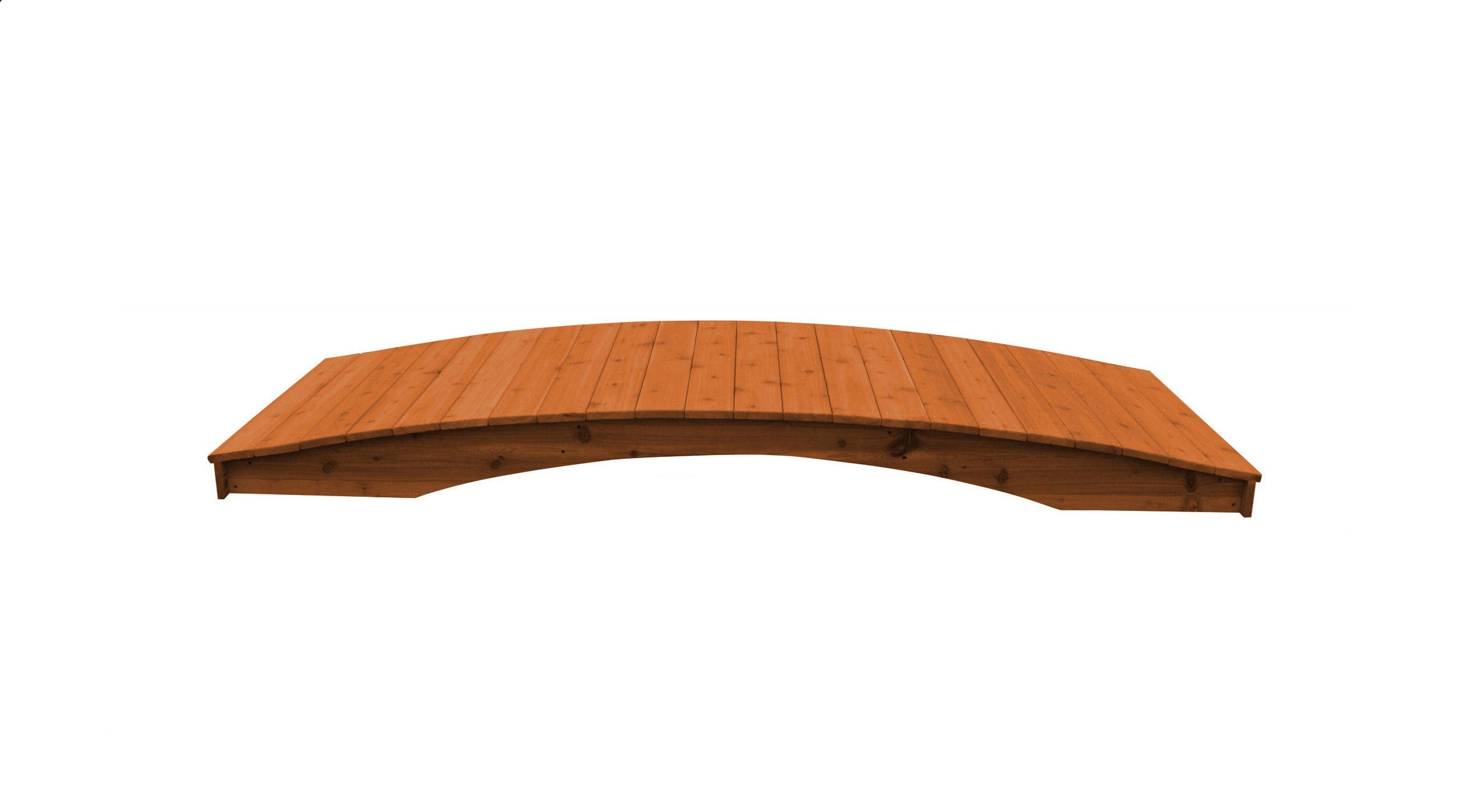 A&L Furniture Co. Western Red Cedar 4' x 12' Plank Garden Bridge