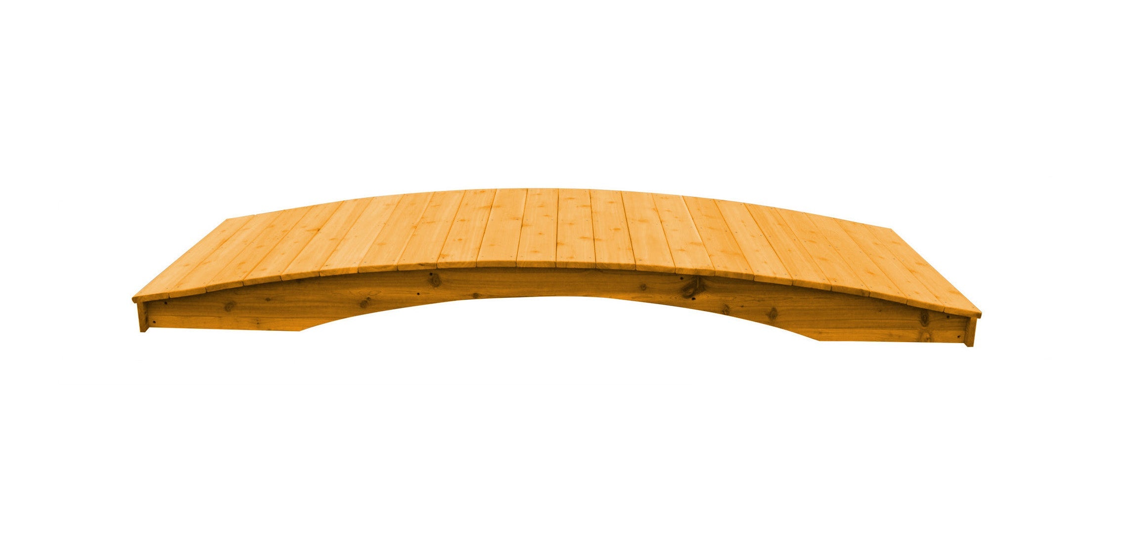 A&L Furniture Co. Western Red Cedar 4' x 12' Plank Garden Bridge