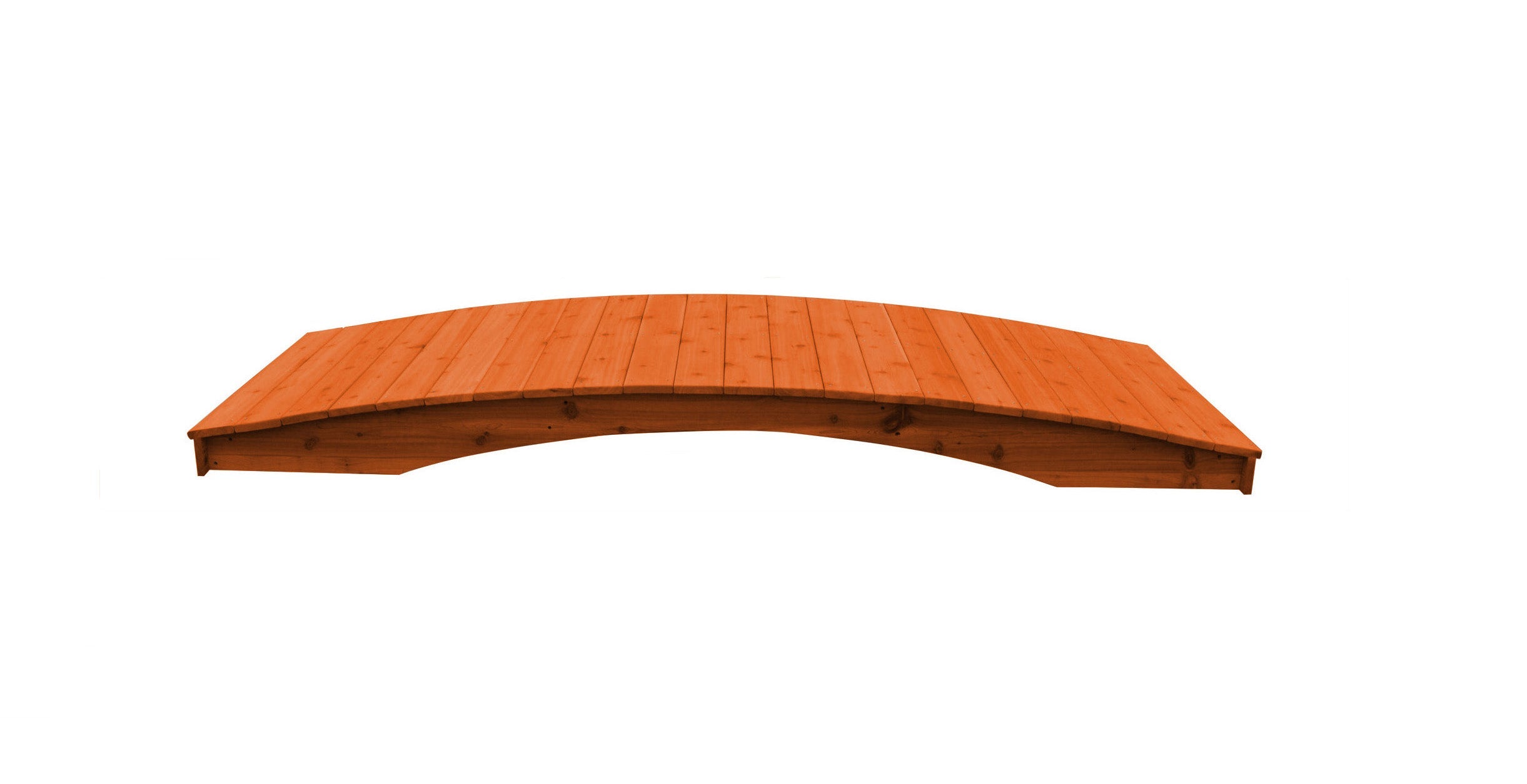 A&L Furniture Co. Western Red Cedar 4' x 12' Plank Garden Bridge