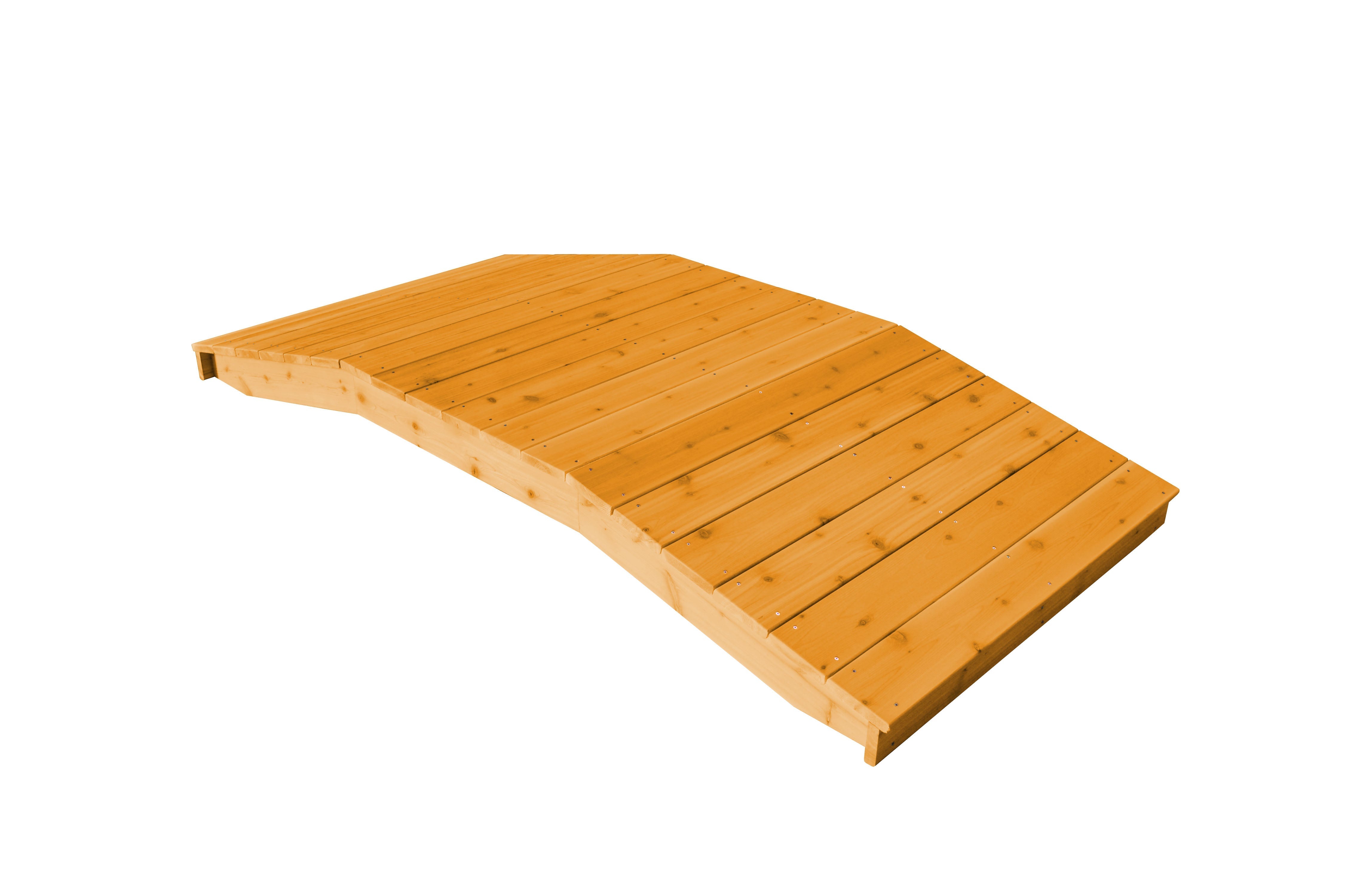 A&L Furniture Western Red Cedar 4'  x  10' Standard Plank Bridge