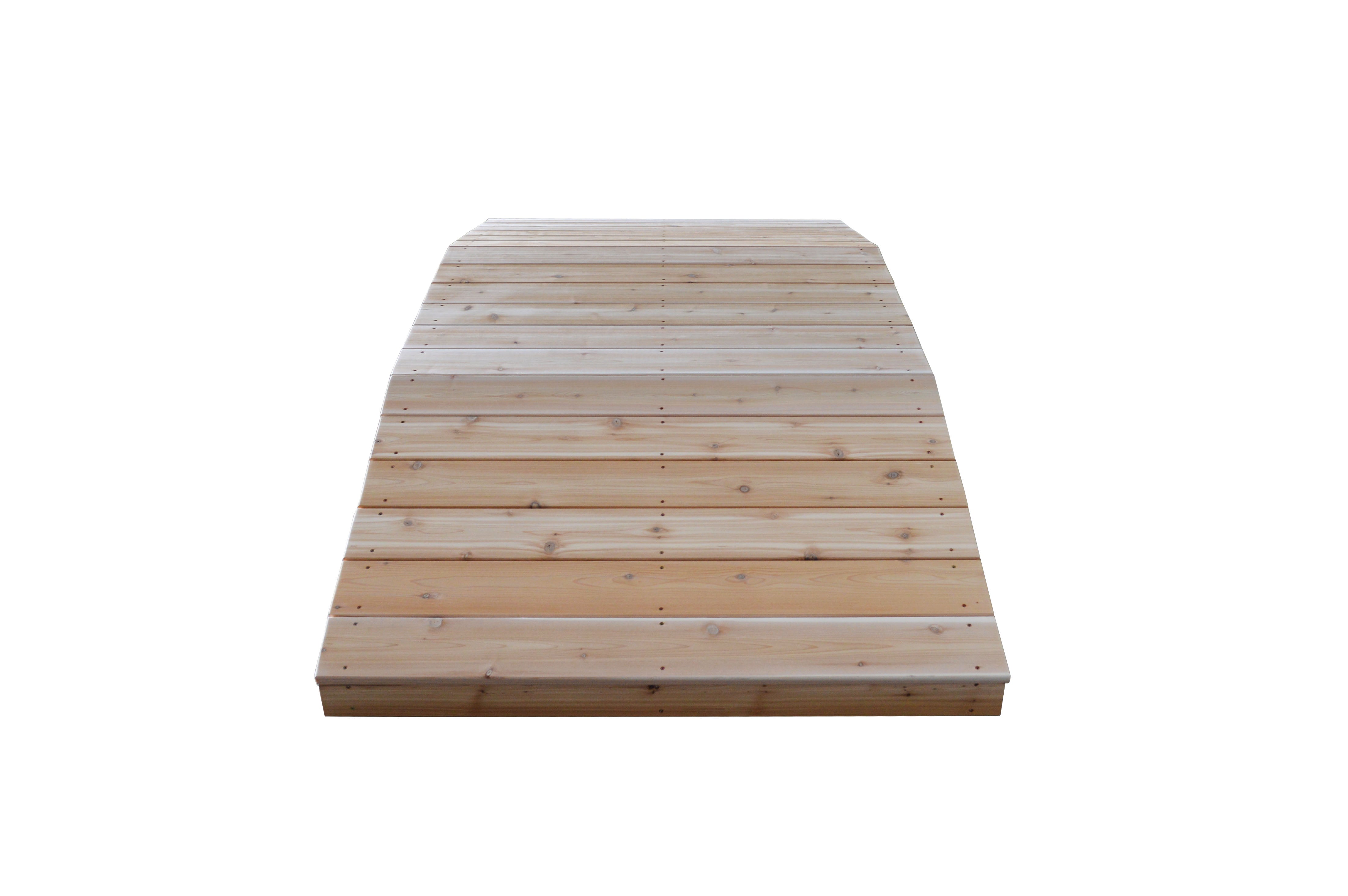 A&L Furniture Western Red Cedar 4'  x  10' Standard Plank Bridge