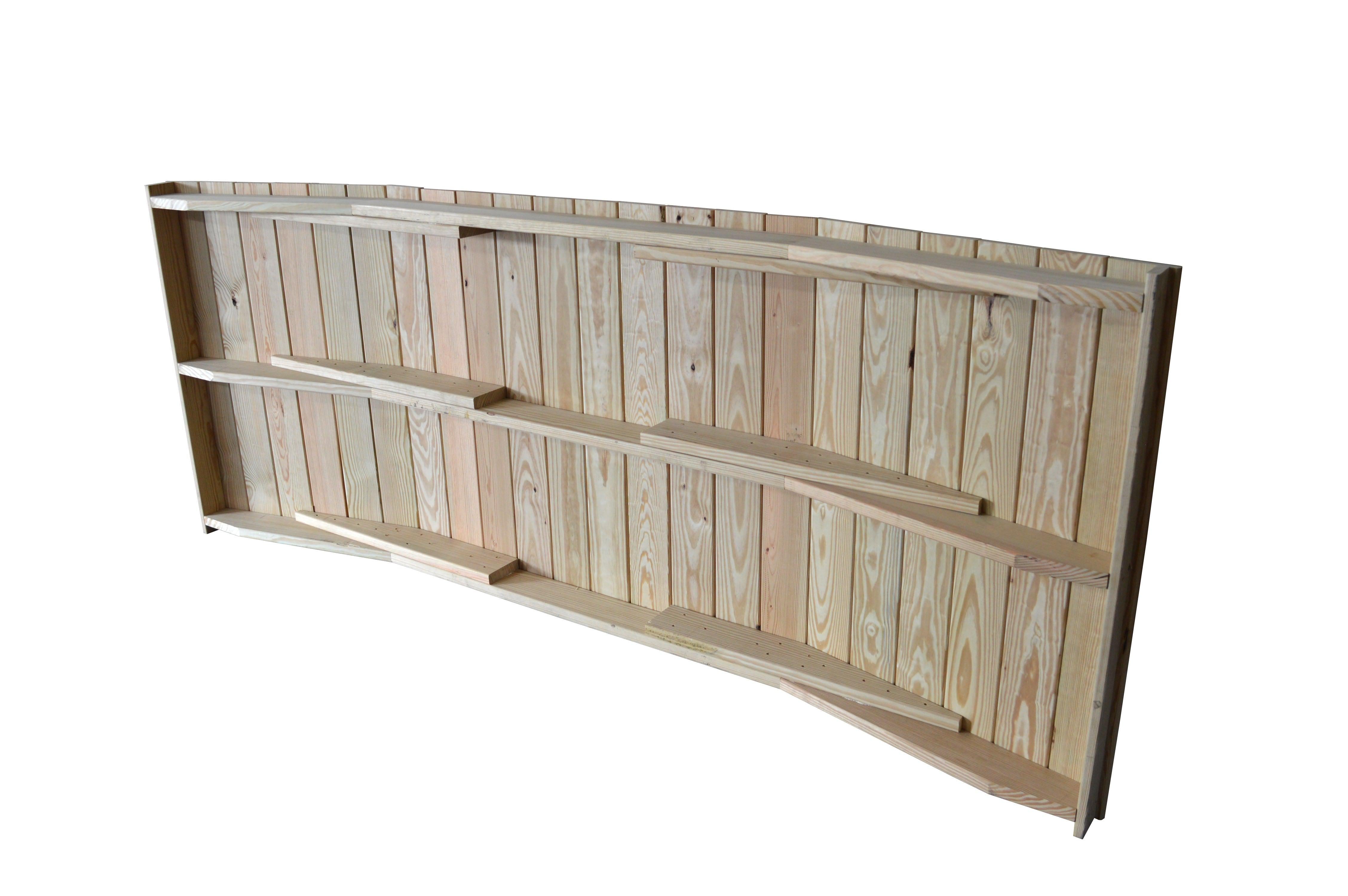 A&L Furniture Pressure Treated Pine 4'  x  10' Standard Plank Bridge