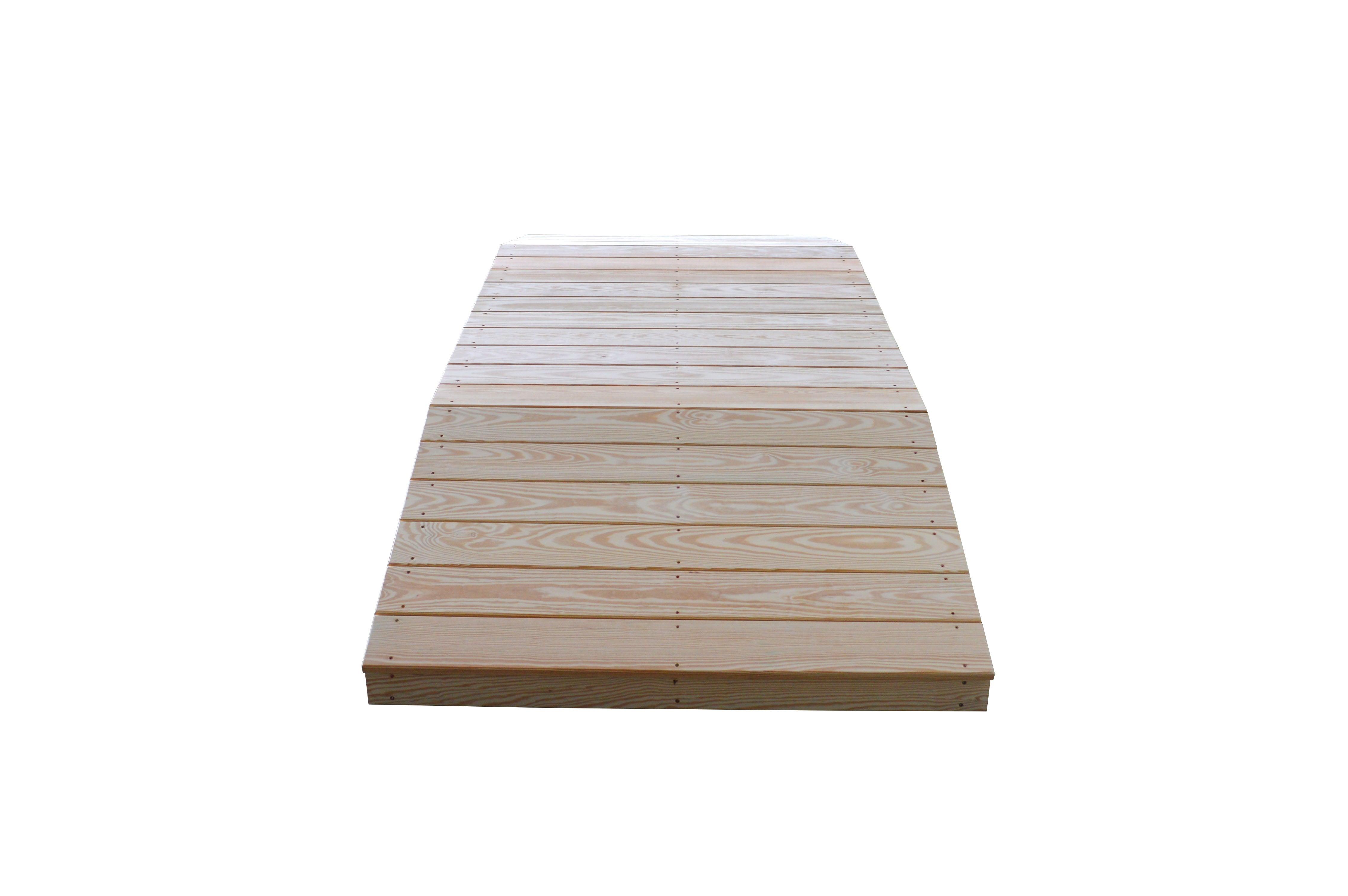 A&L Furniture Pressure Treated Pine 4'  x  10' Standard Plank Bridge