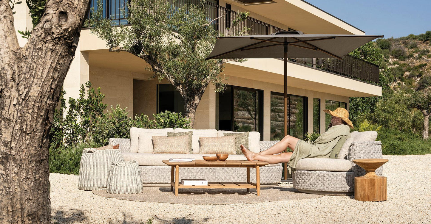 Jardinico JCP-101 Centerpost 7.5' Square Umbrella