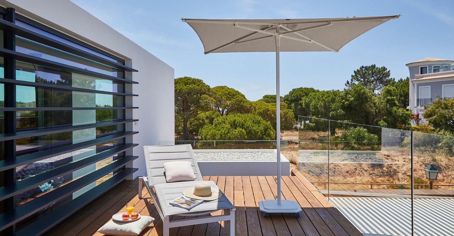 Jardinico JCP-101 Centerpost 7.5' Square Umbrella