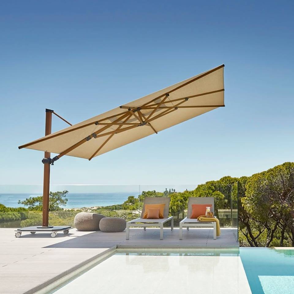 Jardinico JCP-301 Sidepost 10' Square Umbrella