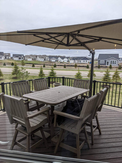 Jardinico JCP-301 Sidepost 10' Square Umbrella